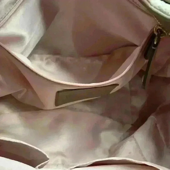 COACH Ashley Signature Tote/Hobo/Satchel Bag in Cream and Taupe - Picture 9 of 12